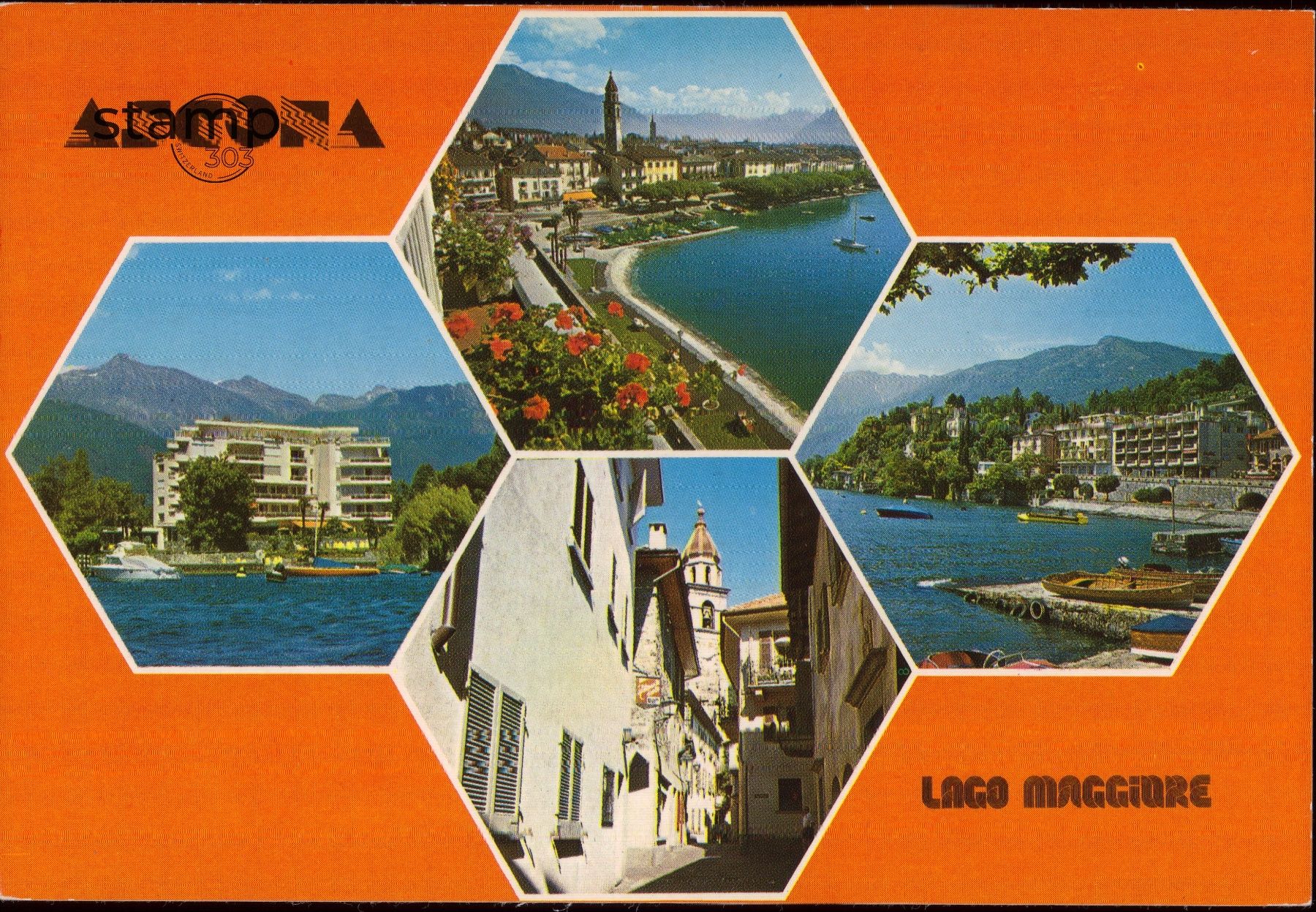 Cartoline postali: AK Ascona - Lago Maggiore – Usato da Eggersriet venduto da stamp303