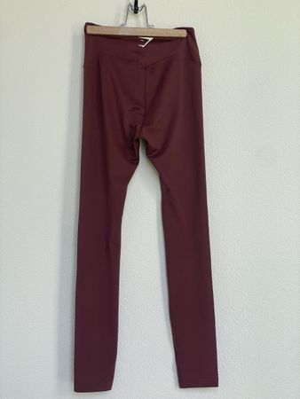 Gymshark Leggings Bordeauxrot Grösse S Neu