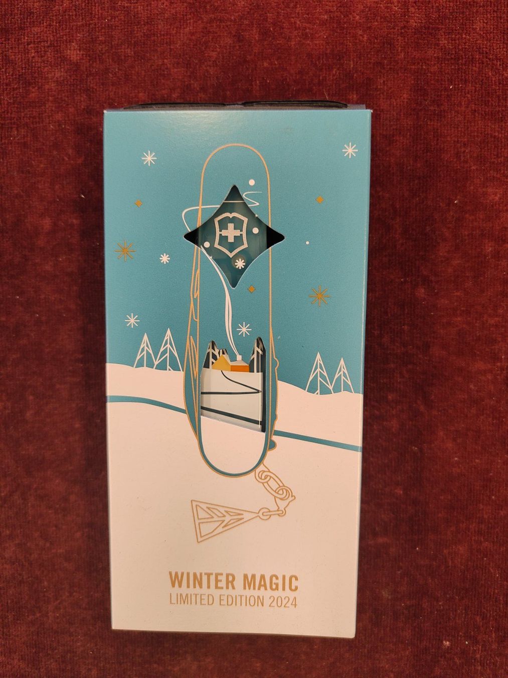 Victorinox Coltelli tascabile: Victorinox Messer Winter Magic Limited Edition 2024 – Nuovo e nell'imballaggio originale da Davos-Platz venduto da musikhauskollegger 1