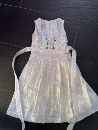 Dirndl Pezzo Doro weiss Grösse 110 sehr guter Zustand