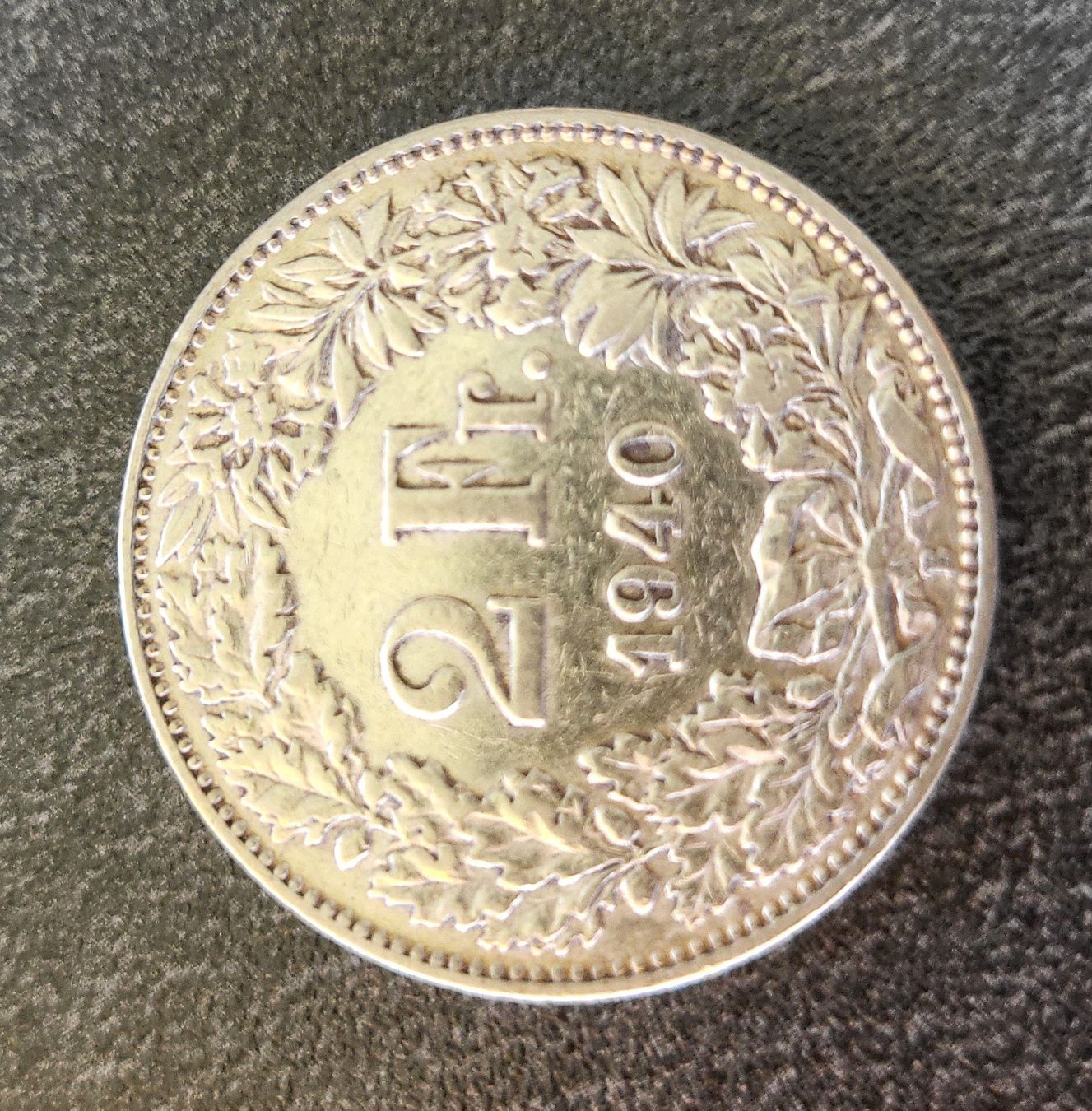 Tutti le monete: 2 FR  Münze 1940 Silber – Usato da Kriens venduto da tobi-card