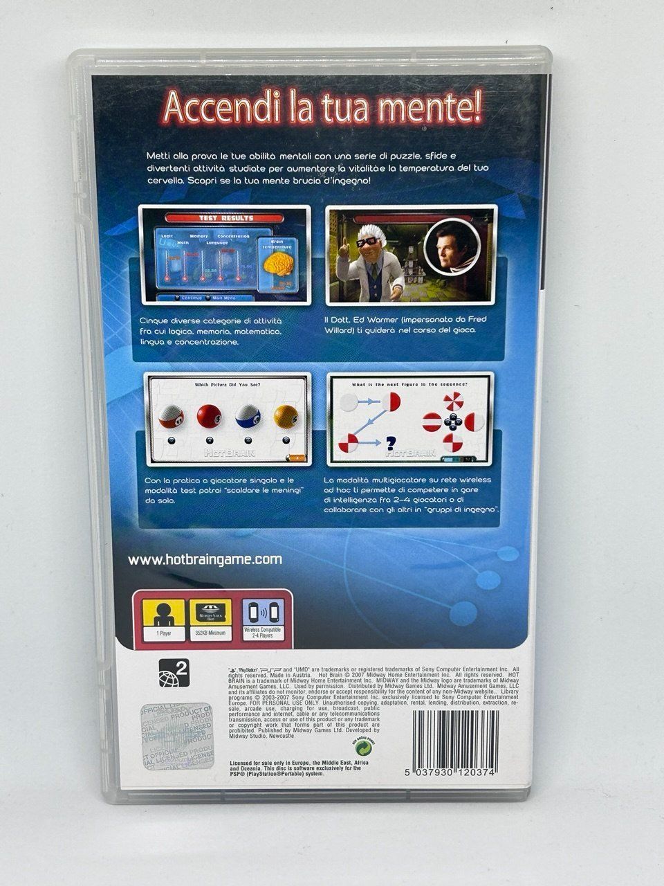 Sony Giochi: Hot Brain per PlayStation Portable – Usato da Giubiasco venduto da LorisVale 1