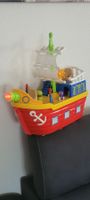 Bateau pirate jouet à roulettes, lumineux  musical 35x35x20