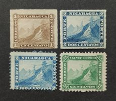 Nicaragua 1869-80, ungestempelte