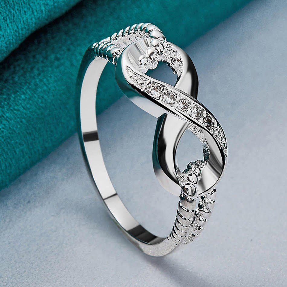 Anelli: Eleganter Ring, 925 versilbert, Gr. 7 – Nuovo (secondo la descrizione) da Grenchen venduto da dar_6d52