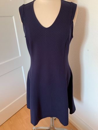 Mademoiselle R La Redoute Damen Kleid, Gr. 38 / 40, D.Blau