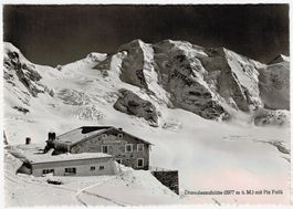 Diavolezzahütte mit Piz Palü, gelaufen 1964