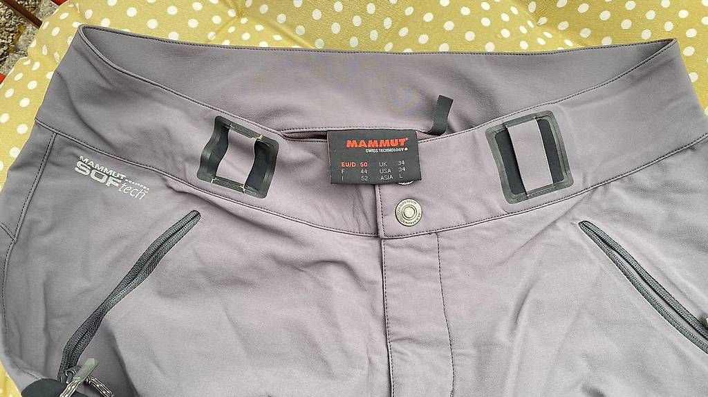 Mammut Hosen: MAMMUT SOFtech Softshell-Hose Herren Grau Gr. 50 – Gebraucht aus Urdorf von Resumasa 1