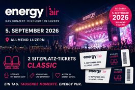 2 Sitzplätze - Energy Air, Allmend, Luzern, 5. September