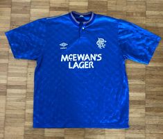 Glasgow Rangers 1987-1990 Umbro, 107cm, L/XL, Original