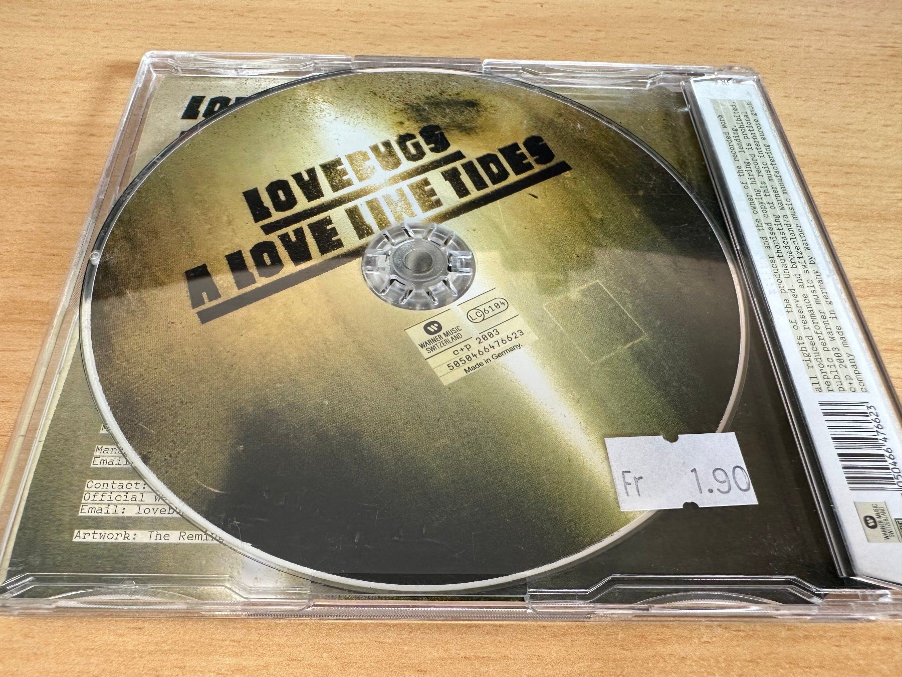 CD: Lovebugs – A Love Like Tides - Maxi CD – Usato da Rikon im Tösstal venduto da Alpenmutz 1