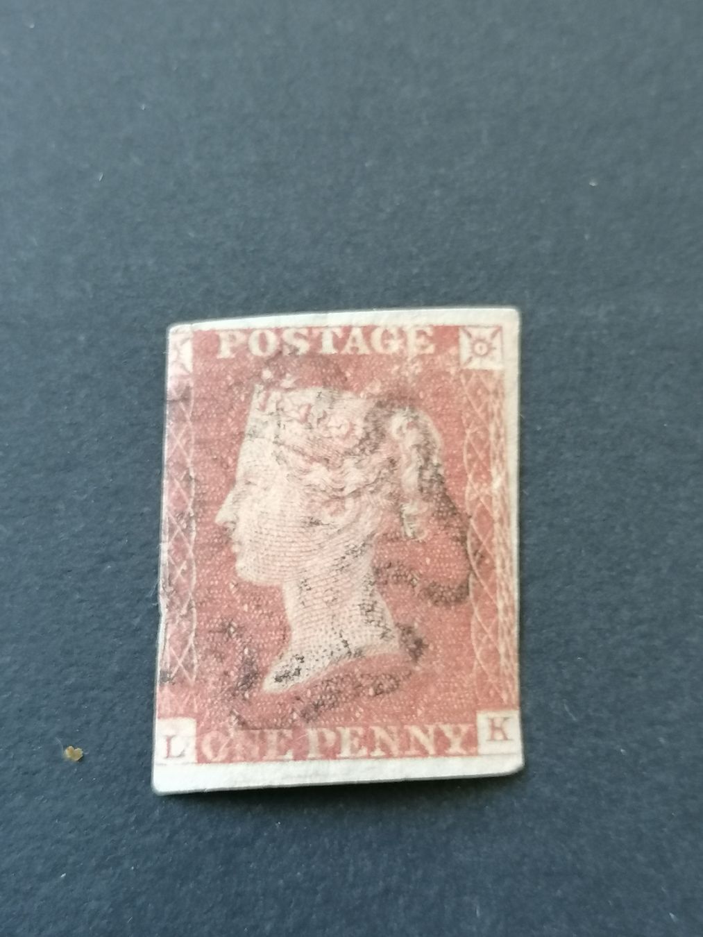 Alle Briefmarken: One Penny red 1841  – Gebraucht aus Happerswil von tschergi