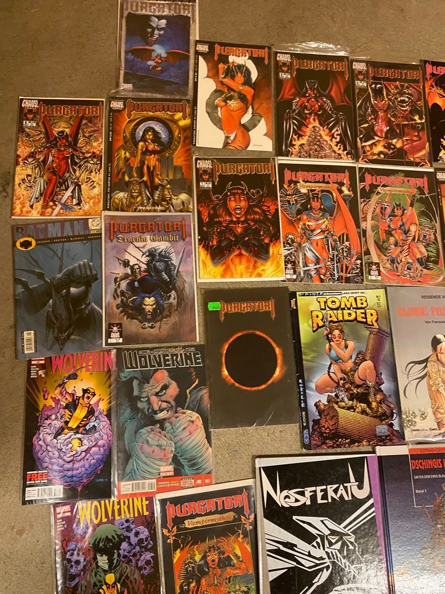 Fumetti: 44 Comics (Batman, tomb raider, purgatori, wolverine – Usato da St.Gallen venduto da Lorcanolium 5