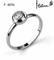 Damenring Italina mit Zirkonia-Stein neu