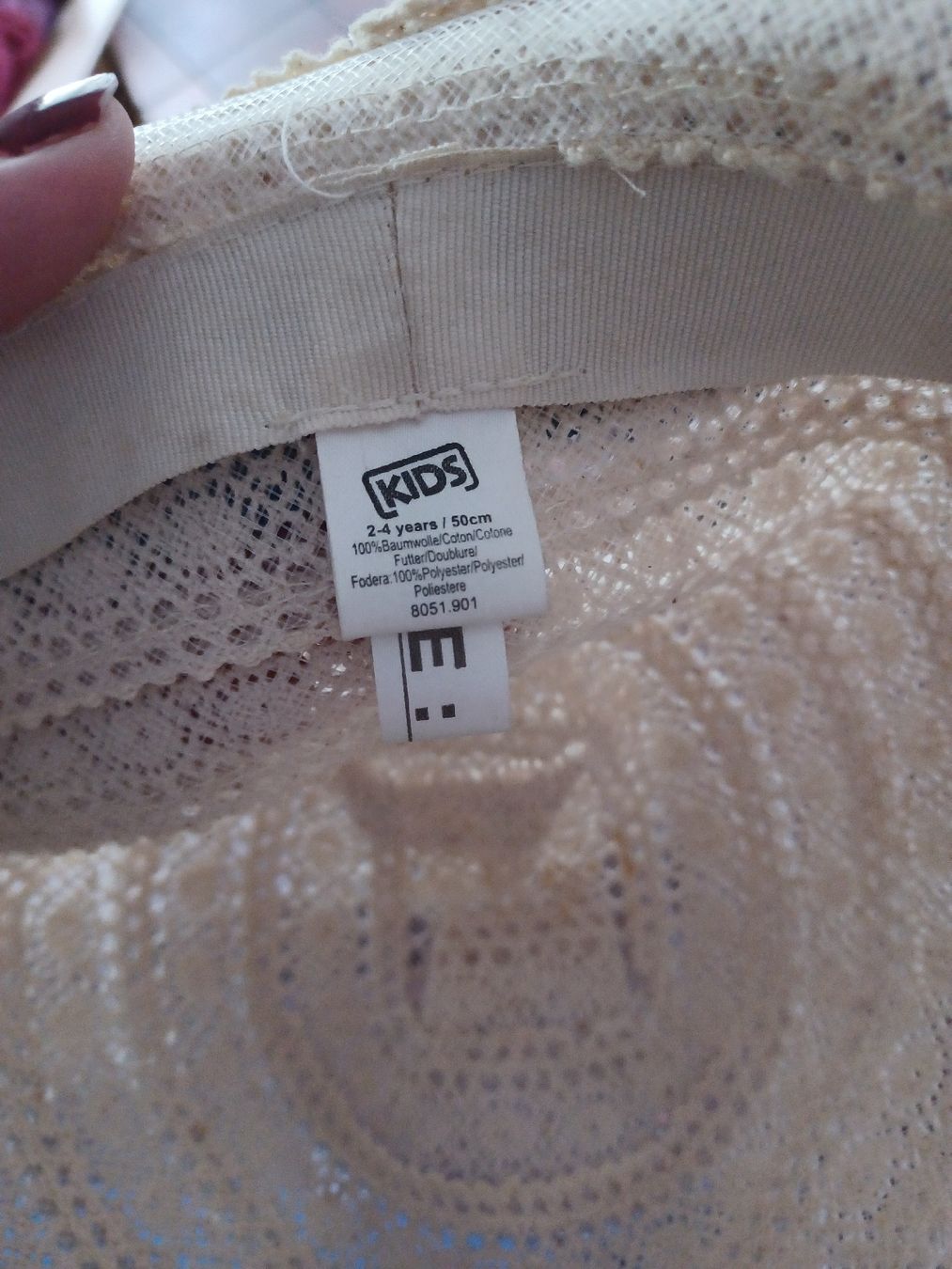Migros Altro abbigliamento per bambina: Mädchen Strohhut Gr 50cm – Usato da Hätzingen venduto da Snoopi84 2