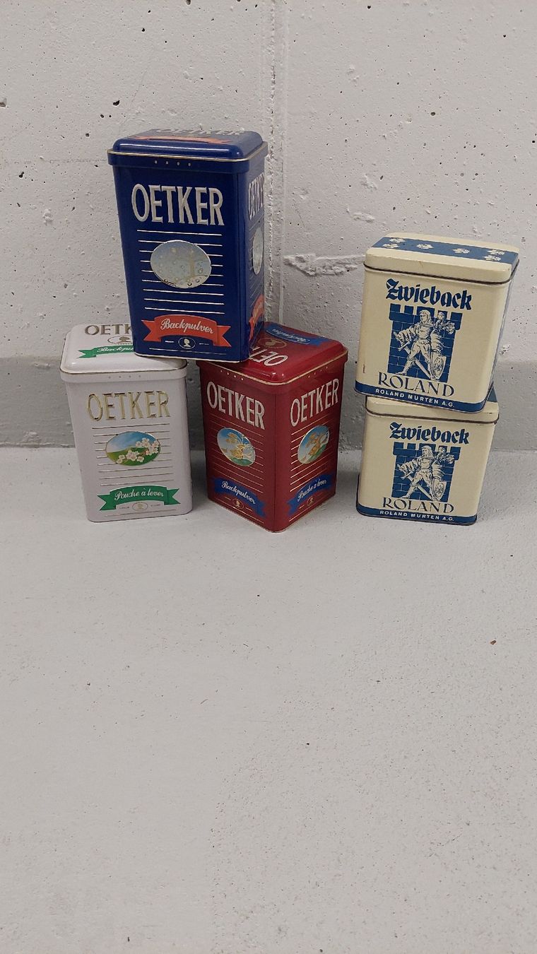 Zuckerdosen: Vintage Blechdosen – Gebraucht aus Dübendorf von huebi01