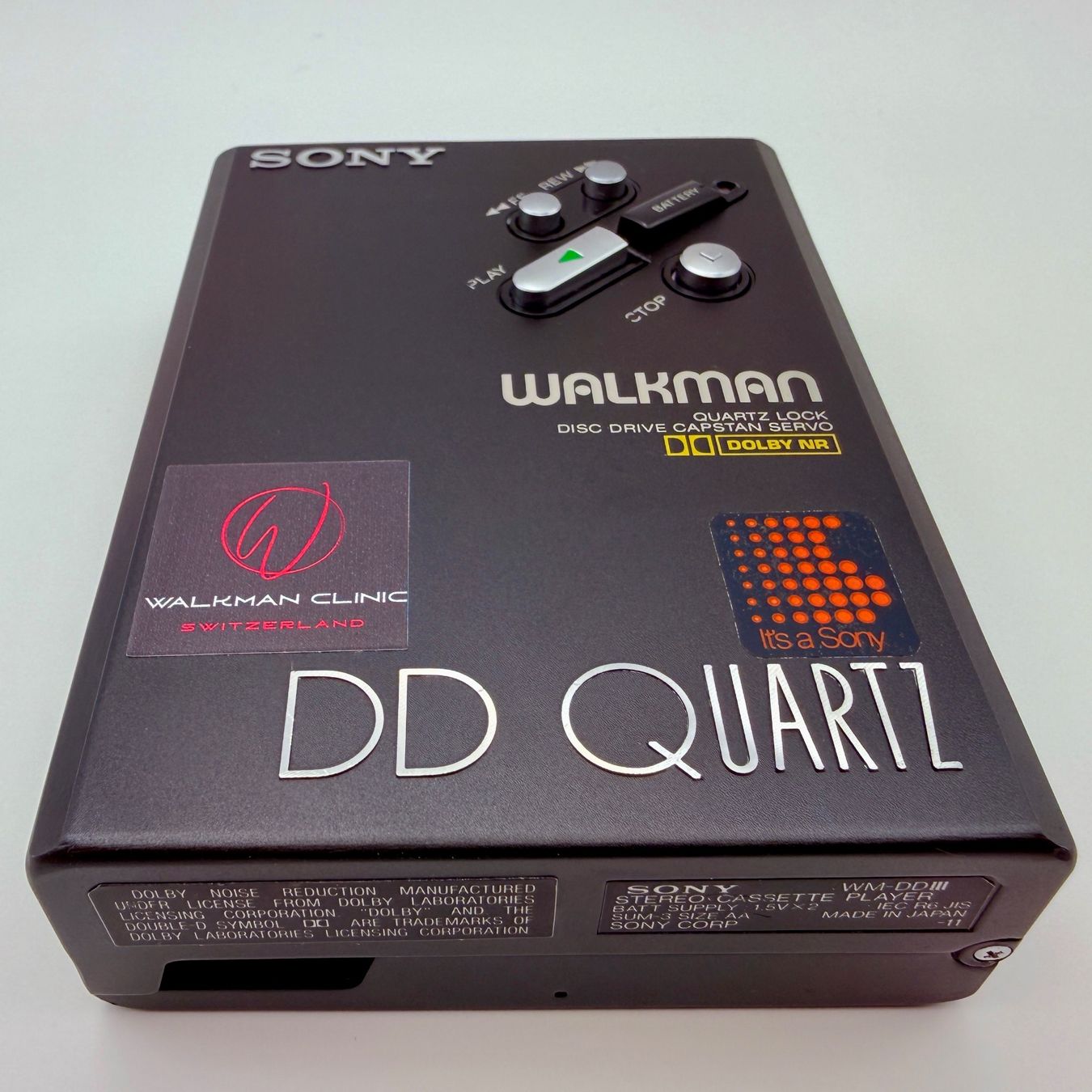 Sony Lettore multimediale portatile: Sony Walkman WM-DDIII Quartz schwarz #299 – Usato da Vorderthal venduto da WalkmanClinic 3