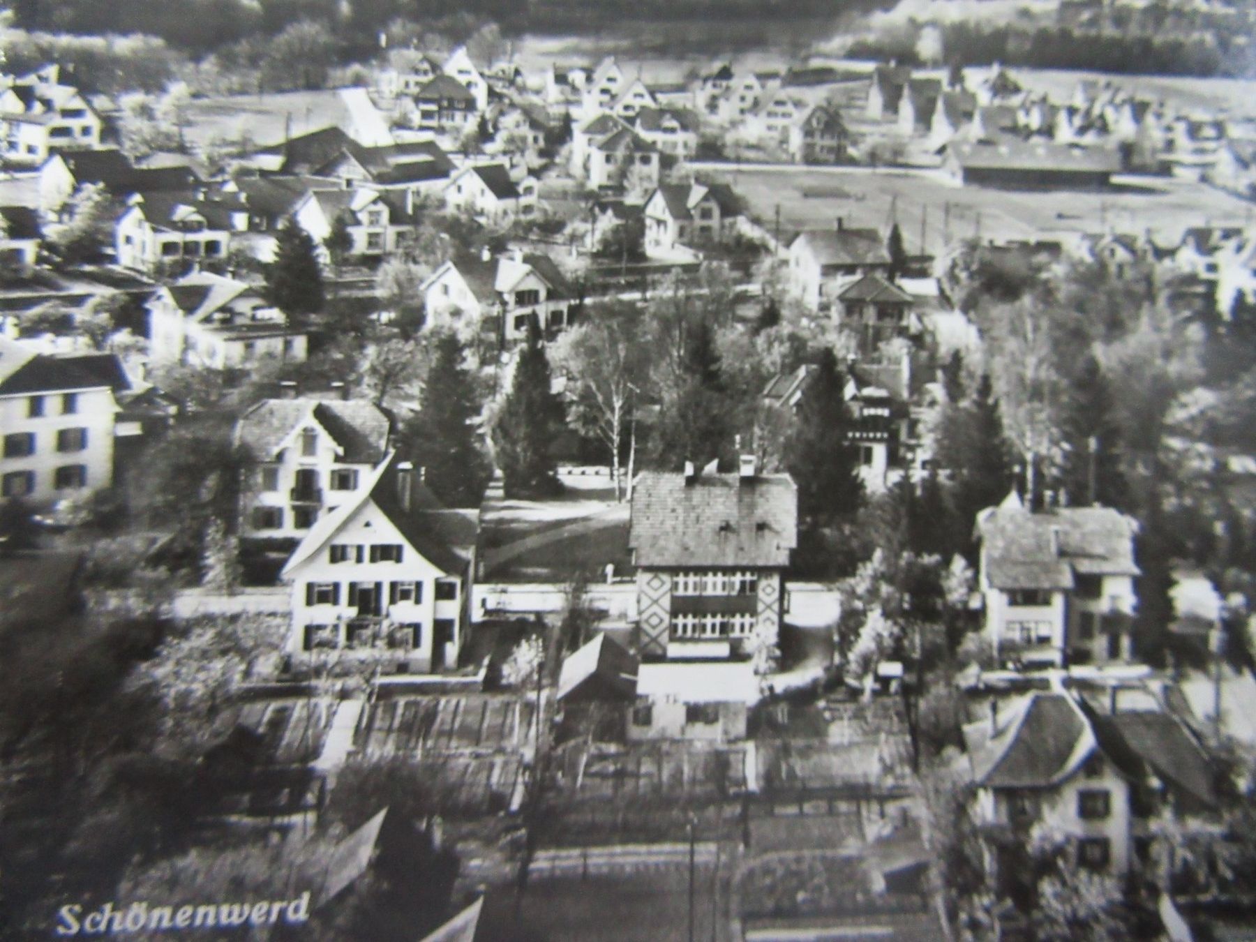 Cartes postales: SCHÖNENWERD SO AK LUFTBILD 1946 – D'occasion à Ettingen par Hausi4711 1