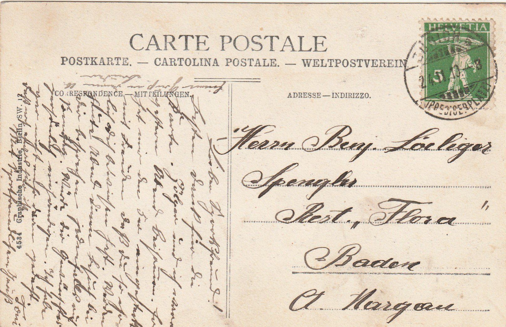 Cartoline postali: Zürich Oberer Limmatquai – Usato da Rorschacherberg venduto da fratovi2 1