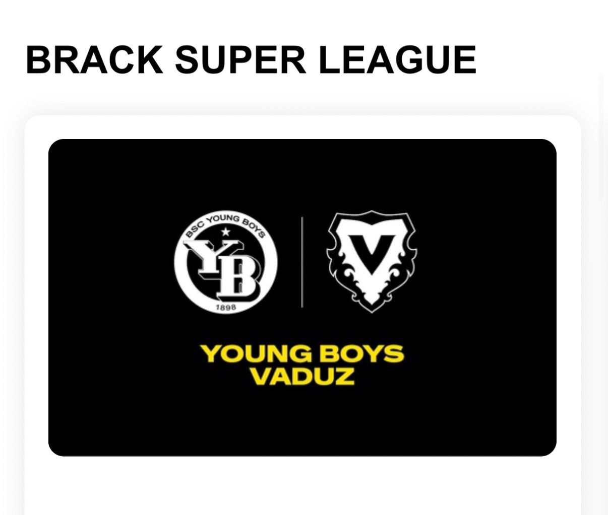 Tickets: 1 Ticket YB vs Vaduz – Neu und originalverpackt aus Lyss von yan_w78f