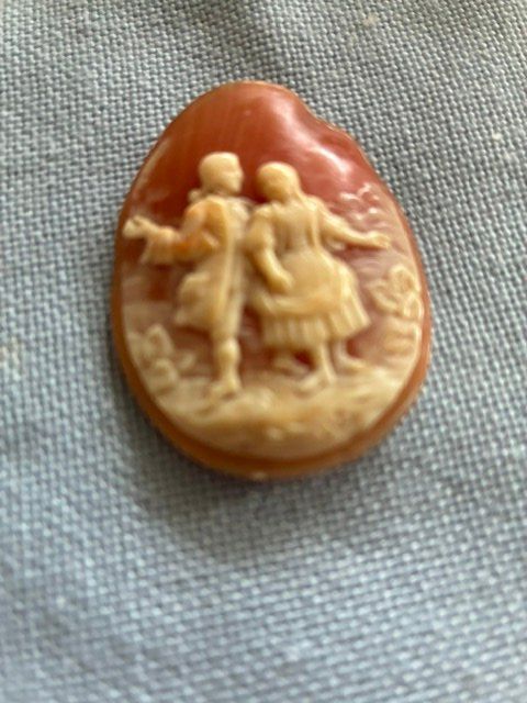 Spille & Fermagli: CAMéE NACRE SUR AGATE – Usato da Evilard venduto da nenette01 2