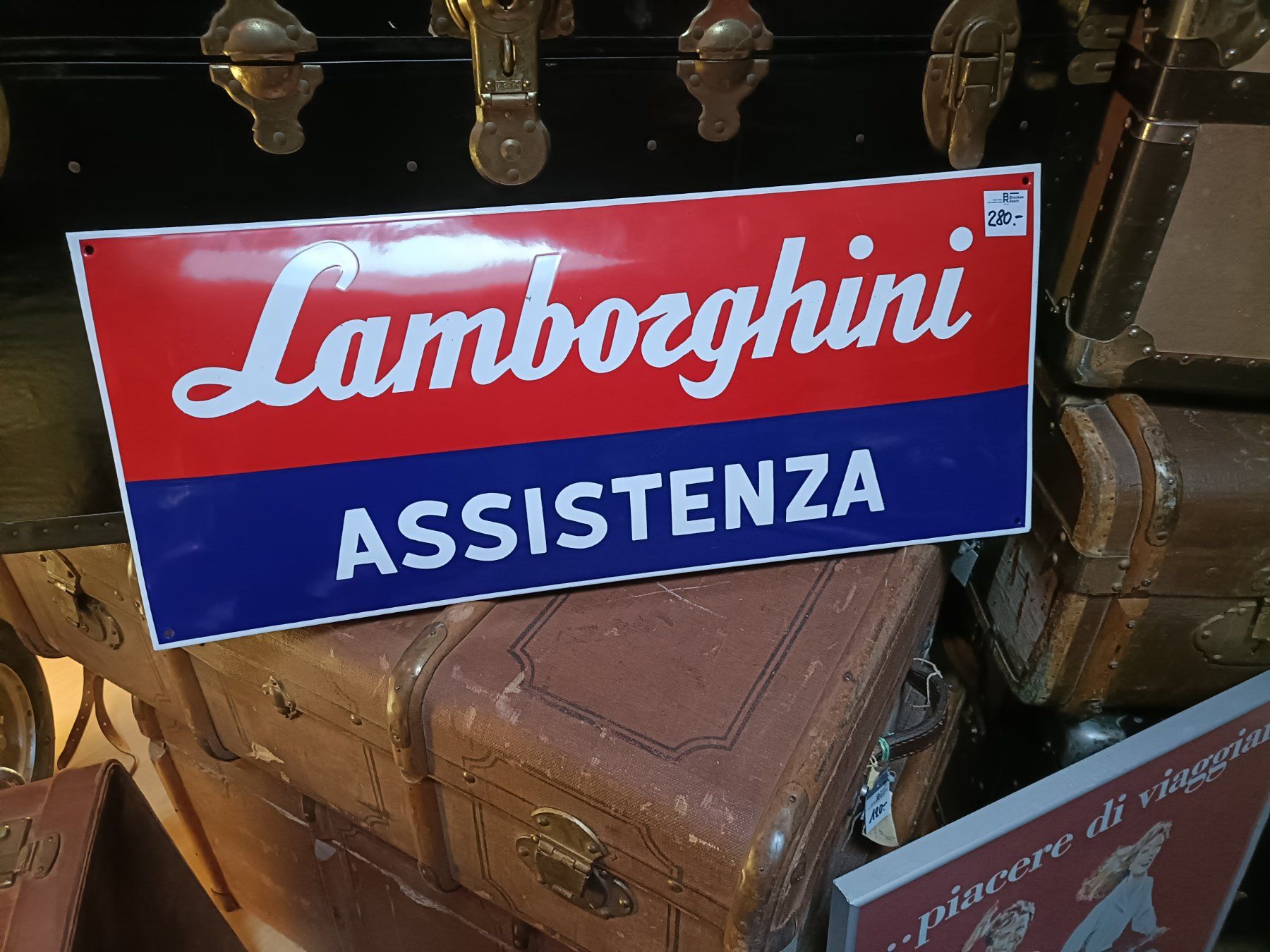 Lamborghini Insegne: Lamborghini Emailschild – Usato da Köniz venduto da Brockenreich 3
