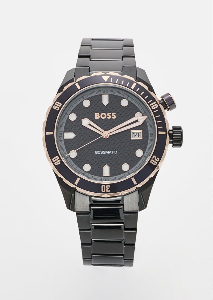 Hugo Boss Orologi: BOSS Herren Uhr Automatic schwarz neu Ovp – Nuovo e nell'imballaggio originale da Aeschi b. Spiez venduto da davidS744