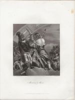 Juno & Apollo - Stahlstich um 1840