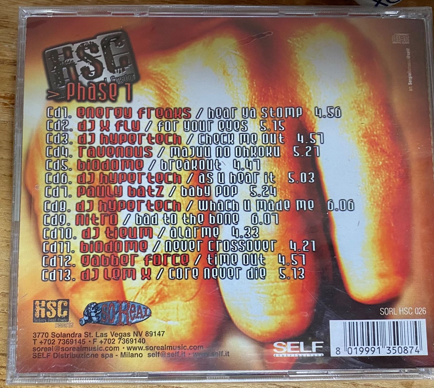 CD: Hardcore Sound Creator - Phase 1 CD - Hardcore – Nuovo e nell'imballaggio originale da Muri b. Bern venduto da AdidasCollector 2