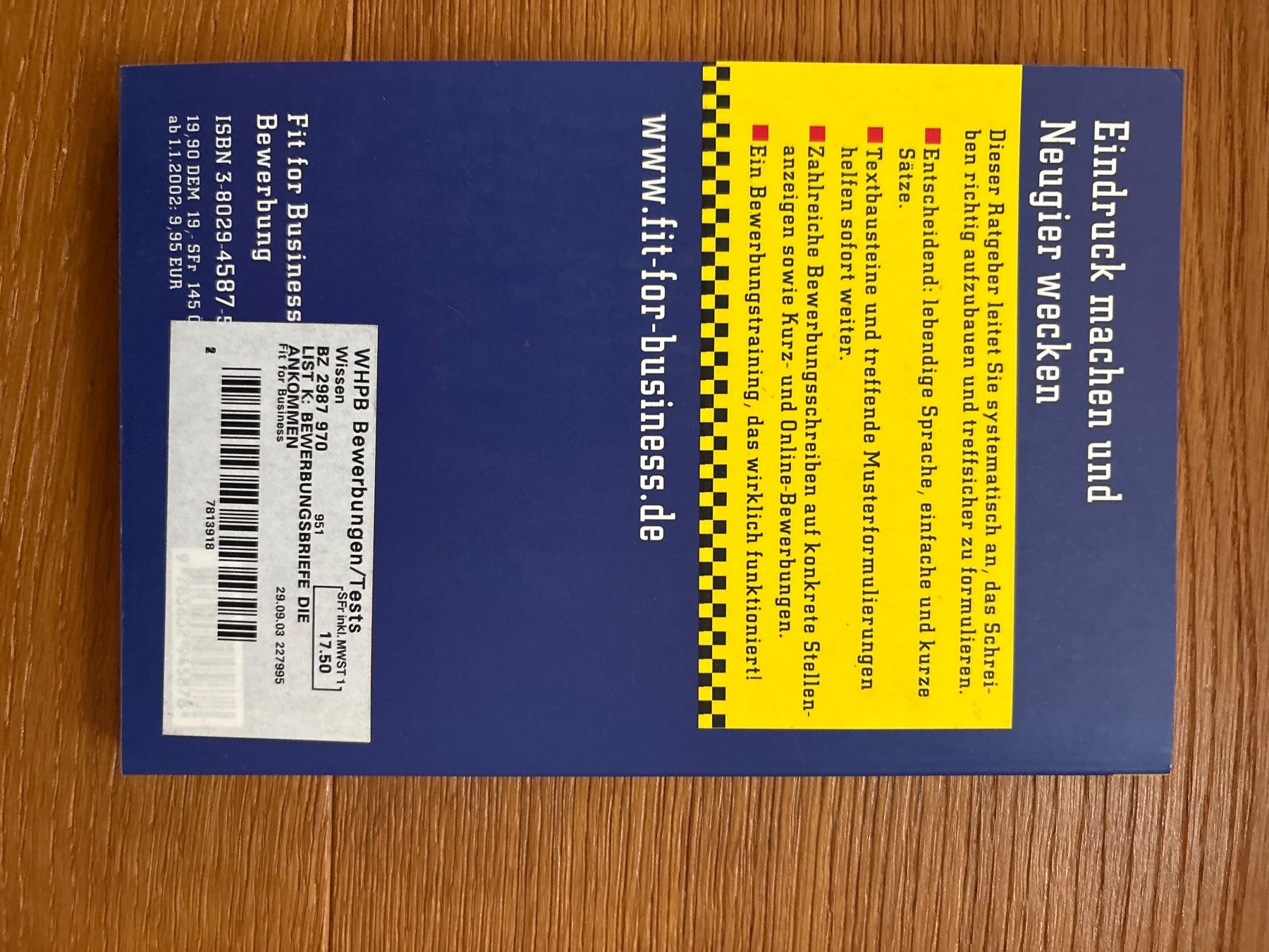 Libri: Bewerbungsbriefe, die ankommen – Usato da Elfingen venduto da Huckuck 1