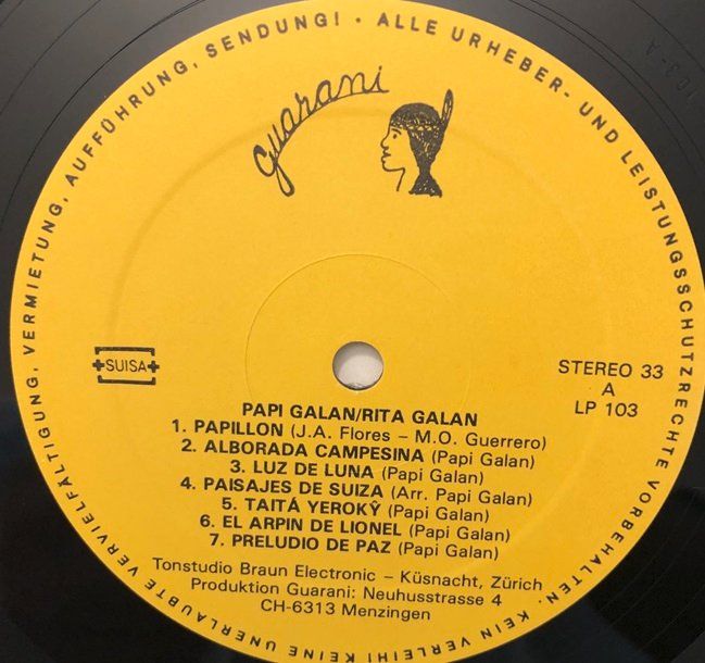 Vinyles: Papi Galan con el ritmo de Rita Galan (LP) – D'occasion à Grüningen par azulmarron 2