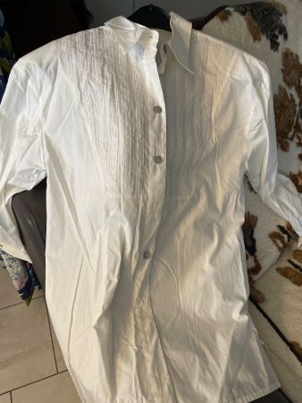 NADIA NARDI Vintage Bluse, Grösse 42, weiss, Top Zustand!