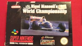 SNES NIGEL MANSELL WORLD CHAMP F1 - OVP