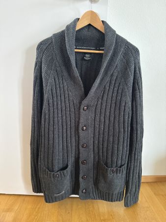 Strick-Cardigan, Grau, Grösse XL