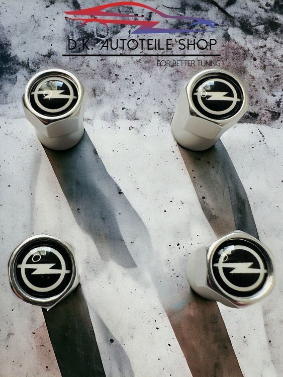 Fiat Tutti pezzi di ricambio auto: Opel Ventilkappe Aluminium 4er-Set Neu – Nuovo e nell'imballaggio originale da Balsthal venduto da D.K.Autoteile6 4