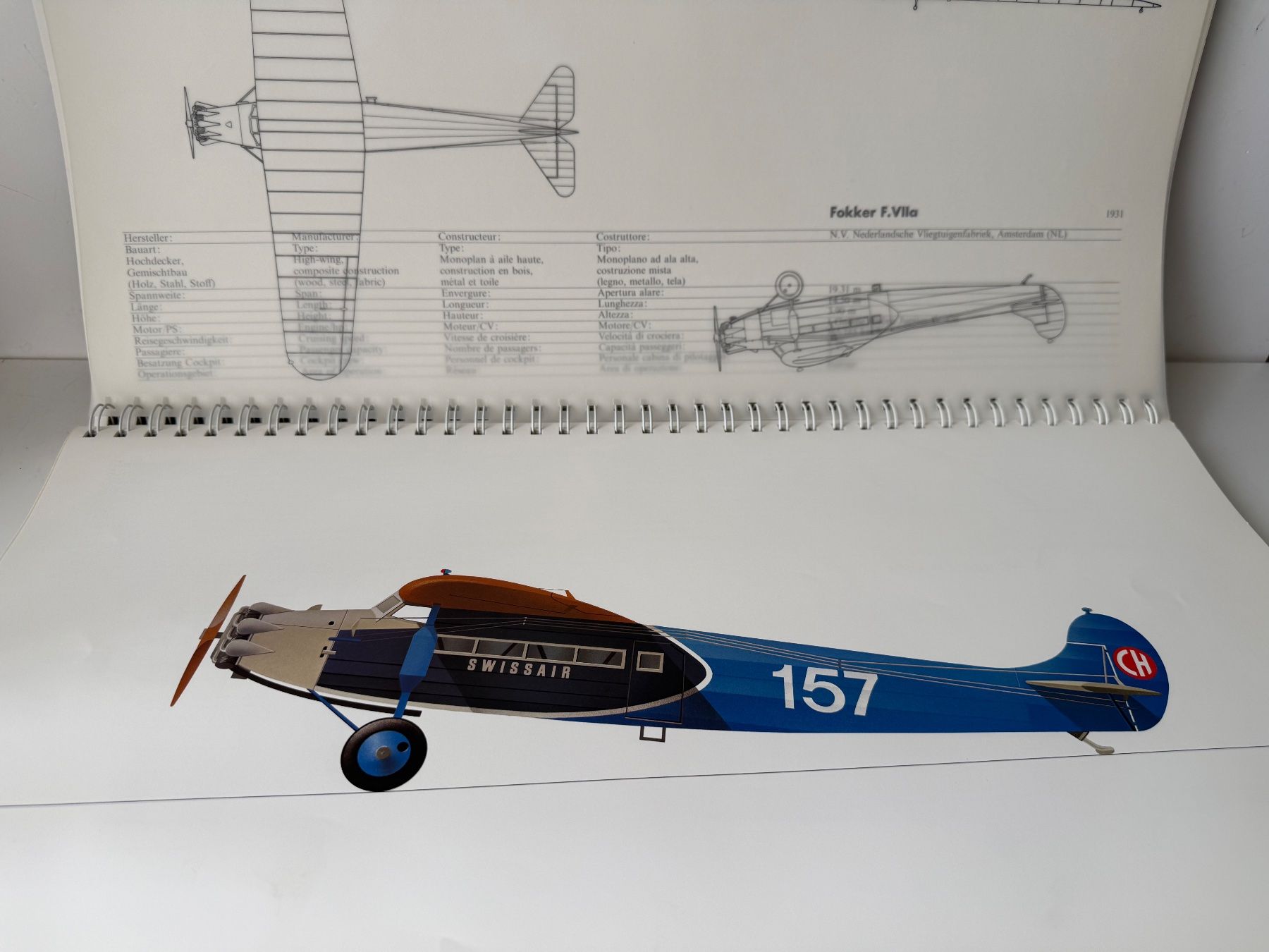 Livres: Swissair Flugzeug-Buch – D'occasion à Zwingen par moje1 4