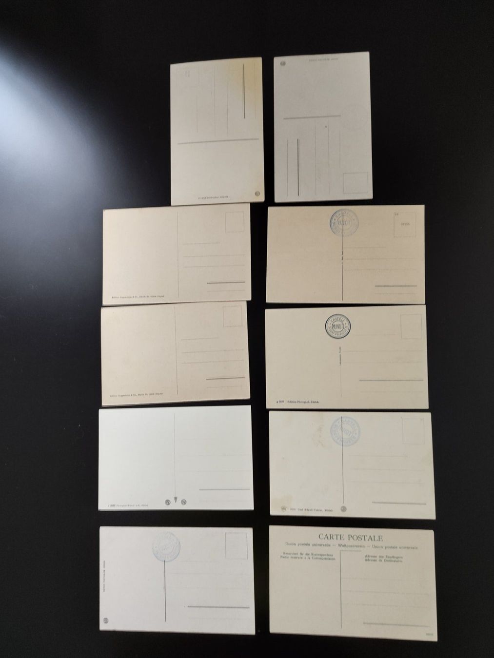 Cartoline postali: 10 x Munot, Unot ab ca 1910 – Usato da Ohmstal venduto da Lebensfreude05 1