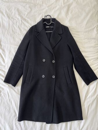 Cappotto Zara donna nero taglia S in buone condizioni