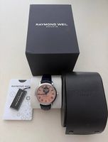 Raymond Weil Maestro open heart salmon dial