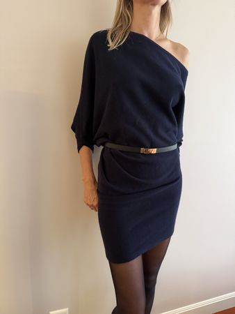 ROYAL CASHMERE poncho robe blue taille - 42
