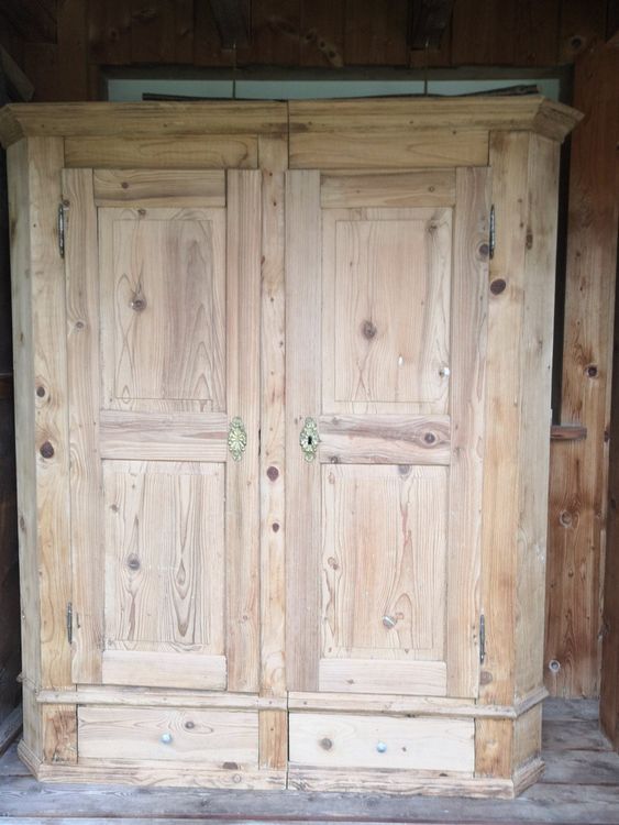 RIAZOS Kleiderschrank Mit Schubladen - Stilvoller Garderobenschrank Für Flur & Schlafzimmer