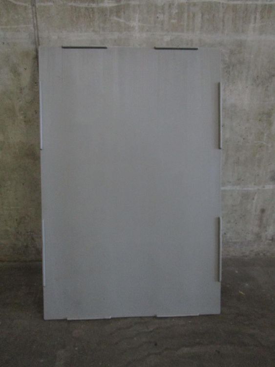 Pallets: Paletten-Deckel PP grau 1200x800mmx40mm – Usato da Eschenbach SG venduto da brocarte 1