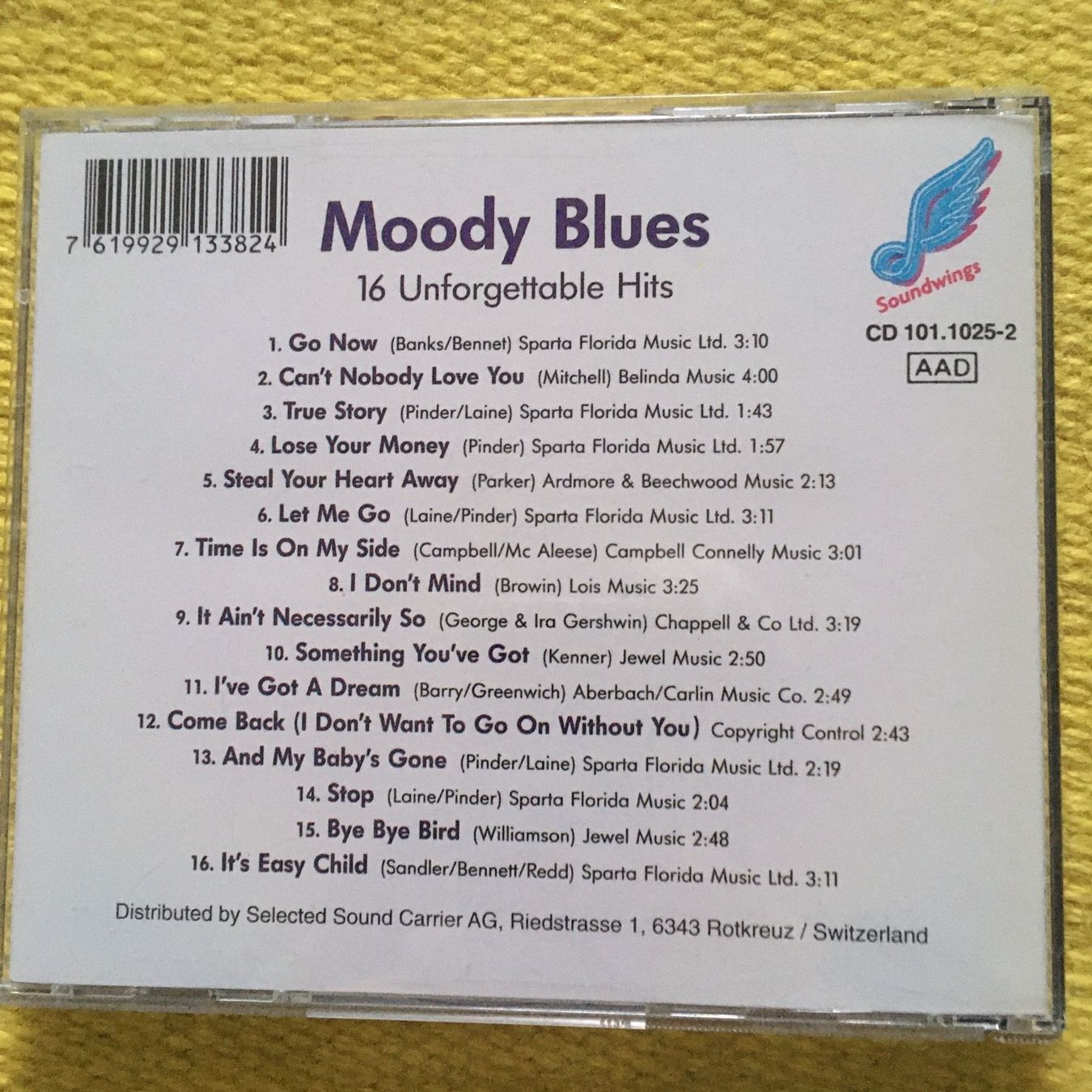 CD: MOODY BLUES-16 UNFORGETTABLE HITS – Usato da Rorschacherberg venduto da CD-Roli 1
