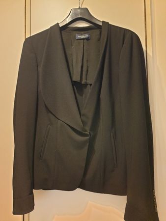 Blazer Piazza Sempione, 40, noir, laine 97%, elastan 3%