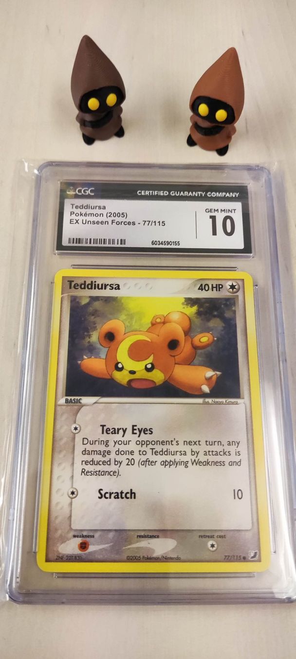 Pokémon Carte collezionabili: 2005 EX Unseen Forces Teddiursa CGC 10 – Usato da Binningen venduto da oli_77ws