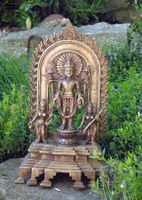 Bronze-Skulptur "Vishnu" 25 cm