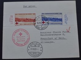Seltene Flugpost Karte 1939   B1208P