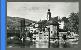 AK sw Olten SO Konferenzstadt mit Aarebrücke ≈ 1950 
