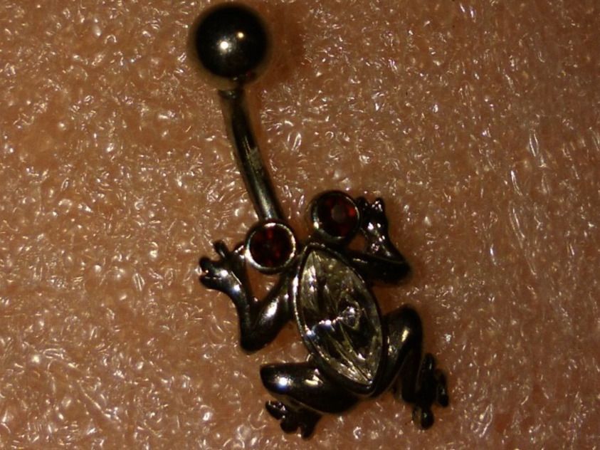 Gioielli per piercing: BAUCHNABELPIERCING,,EINE FRÖSCHE – Nuovo (secondo la descrizione) da Basel venduto da bijoutrie_4 3