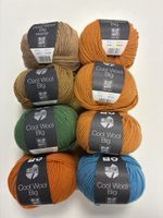 8 Knäuel Cool Wool Big, diverse Farben